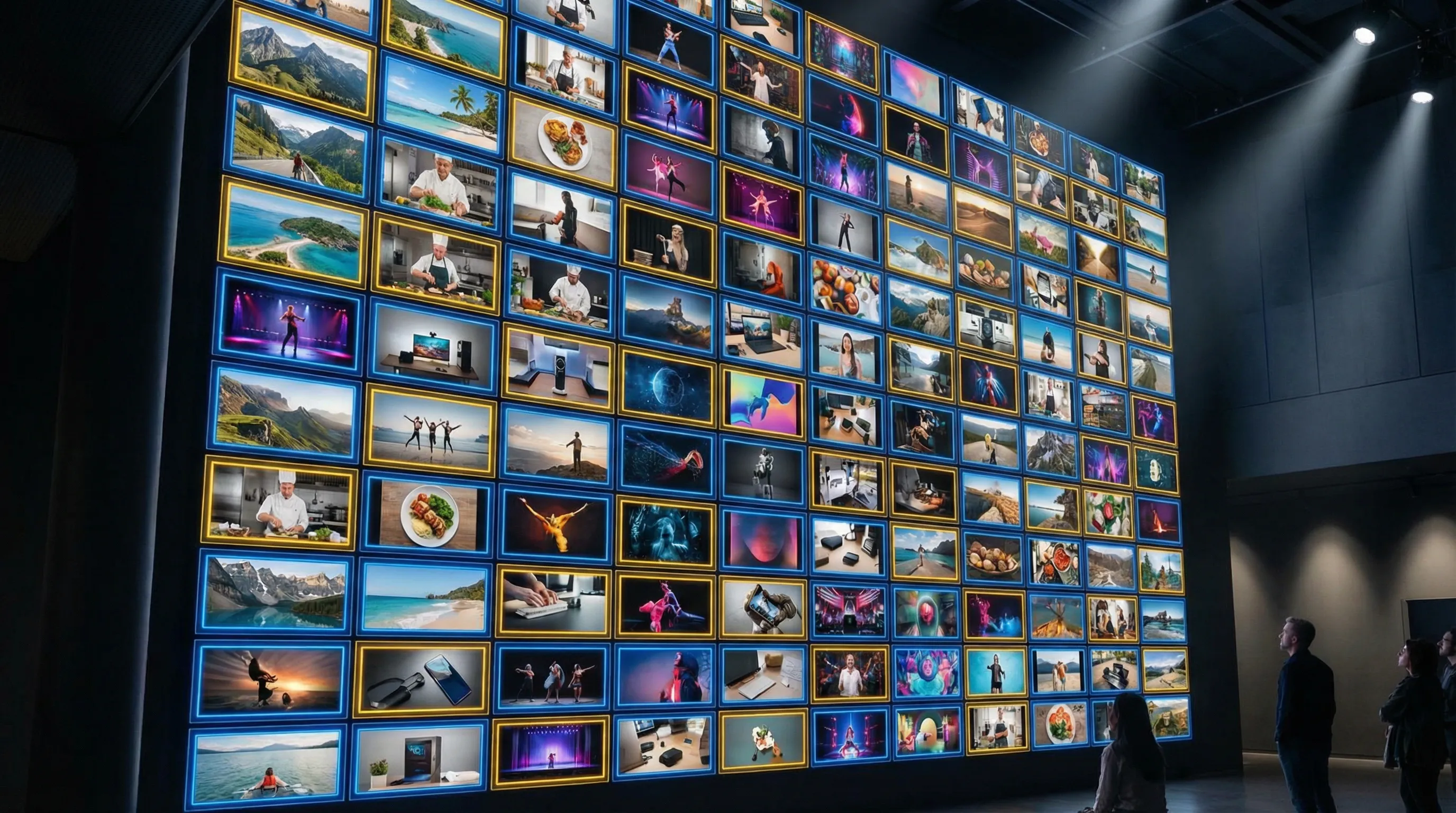 每日视频 荣誉殿堂获奖作品展示墙